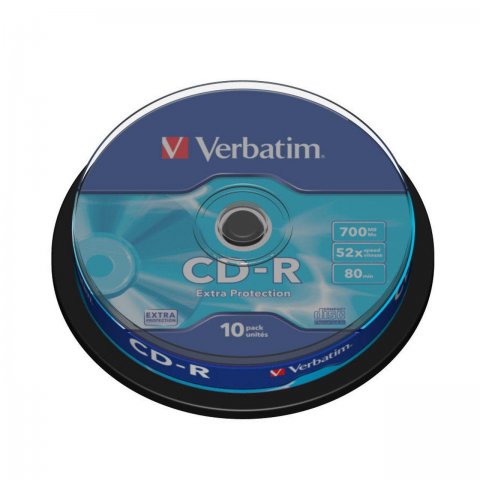 CD-R Verbatim #43437 700MB 52x sp10