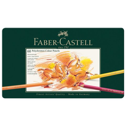 Boje drvene 60boja metalna kutija Polychromos Faber-Castell 110060-SELECTIVE