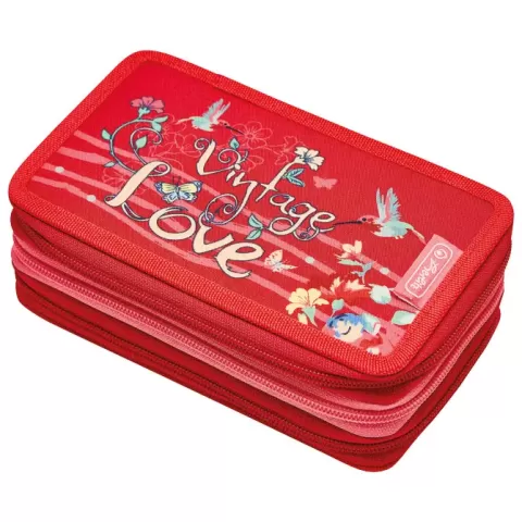 Pernica puna 3zipa Vintage Love Herlitz