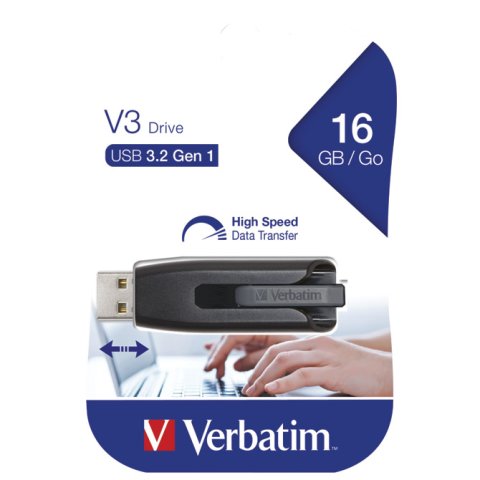 Memorija USB 16GB 3.0 Store'n'Go V3 Verbatim crna