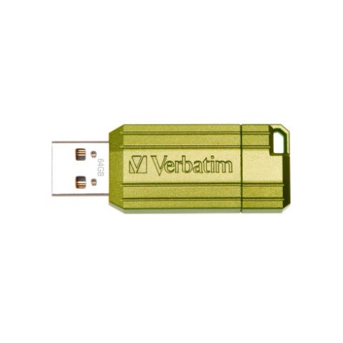 USB stick Verbatim 2.0  64GB pinstripe green