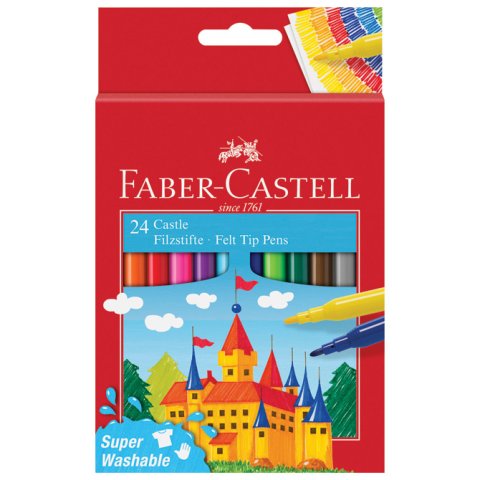 Flomaster školski 24boje Faber-Castell  blister