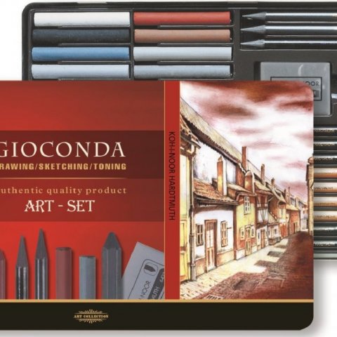 SET UMJETNIČKI VELIKI, METALNA KUTIJA