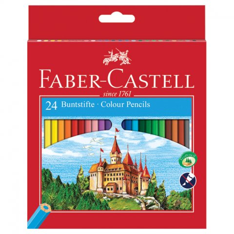 Boje drvene 24 boje Faber Castell