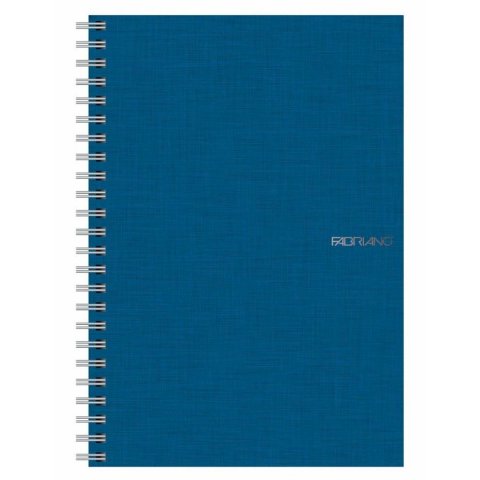 Bilježnica Fabriano A4 85g 70L spiralna crte blu