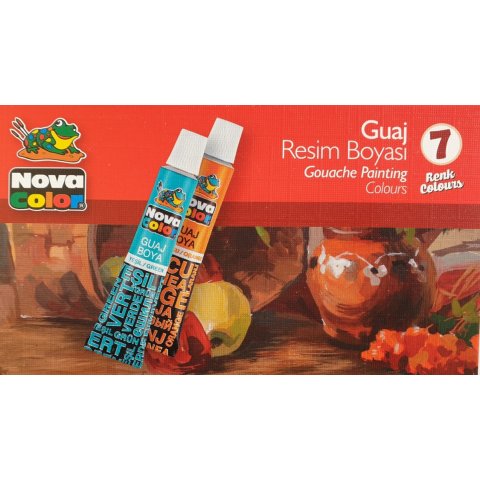 Boje gvaš Nova Color 7 kom.