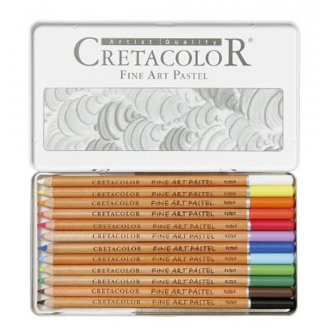 Umjetničke pastelne olovke Cretacolor 12 kom u metalnoj kutiji 470 12