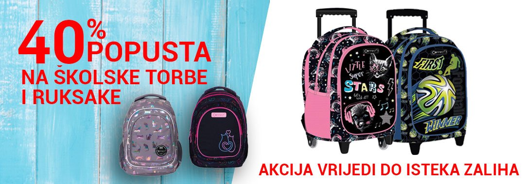 Sniženje ruksaka 40%