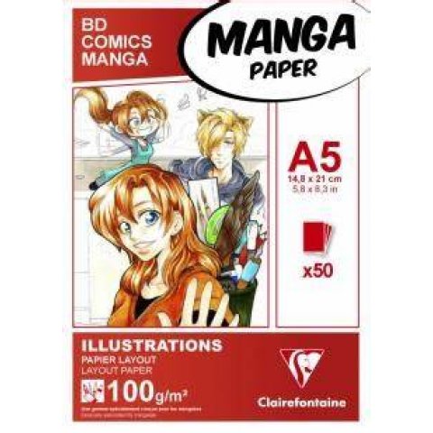 Blok Manga Clairefontaine A5
