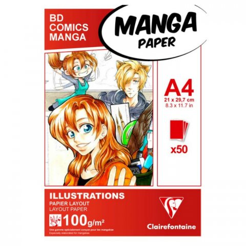 Blok Manga Clairefontaine A4