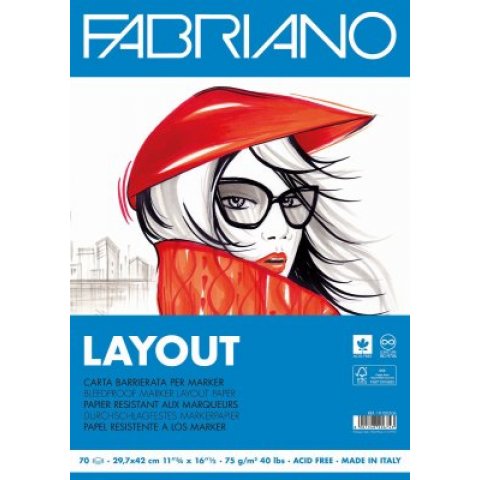 BLOK A3 FABRIANO LAYOUT ZA MARKERE 75 GR 70 L