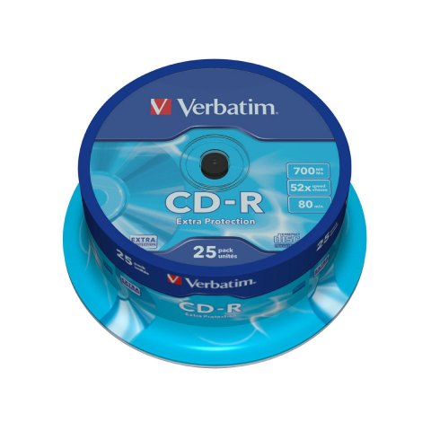 CD-R Verbatim #43432 700MB 52x sp25