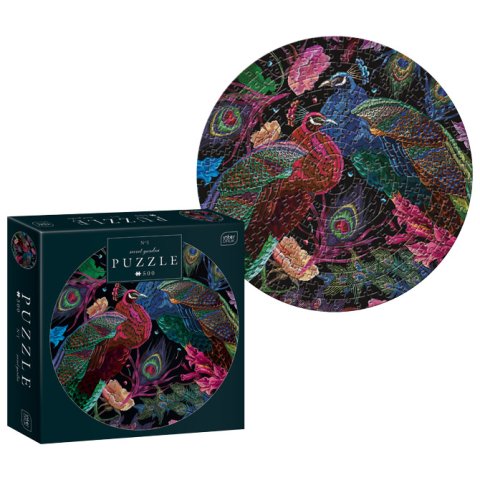 Puzzle 500 kom okrugle Secret Garden 1 Interdruk