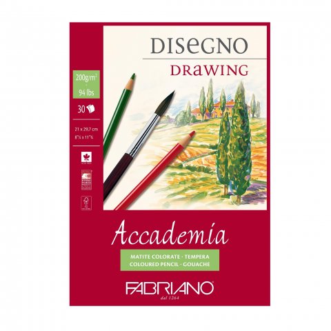 BLOK A3 FABRIANO ACCADEMIA 200 GR 30 L