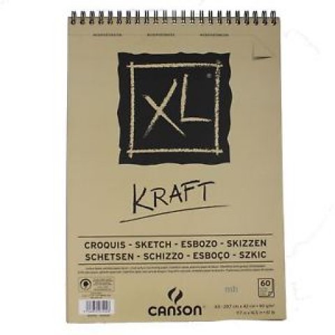 Blok za skiciranje Canson XL Kraft A4