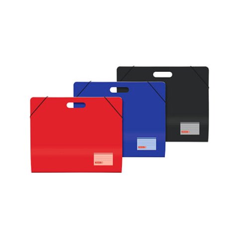 Fascikl torba Brunnen A3 u crnoj,plavoj ili crvenoj boji