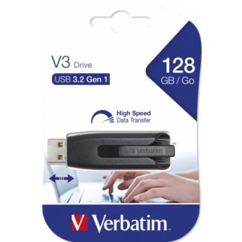 USB stick Verbatim 3.2 128GB storengo v3 black