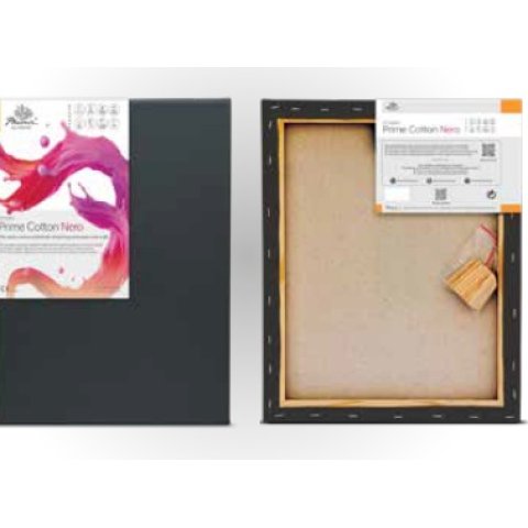 PLATNO NAPETO 40X40 CM STUDIO CRNO