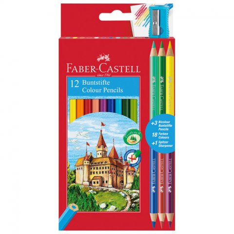 Boje drvene 12 boja Faber Castell