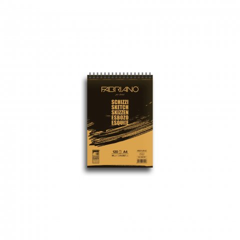 BLOK A4 FABRIANO SKETCH 90 G 120 L SPIRALA GORE