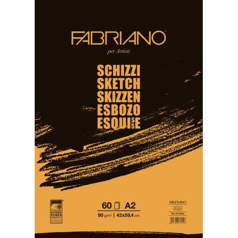 BLOK A2 FABRIANO SKETCH 90 G 60 L