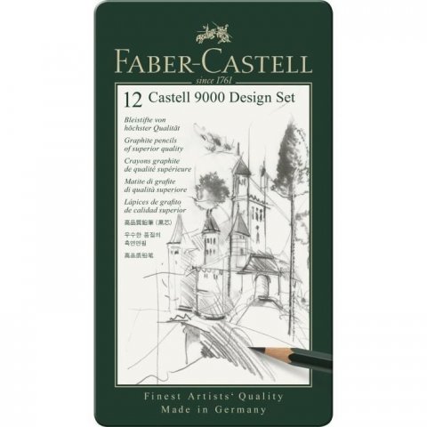 Set za skiciranje Faber-Castell 9000