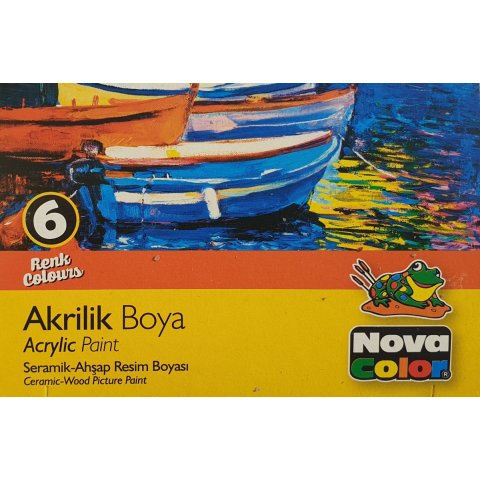 BOJE AKRILNE NOVA COLOR 30 ML/ 6 BOČICA